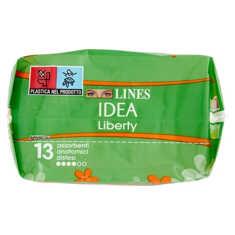 Lines Idea Liberty anatomico disteso 13 pz